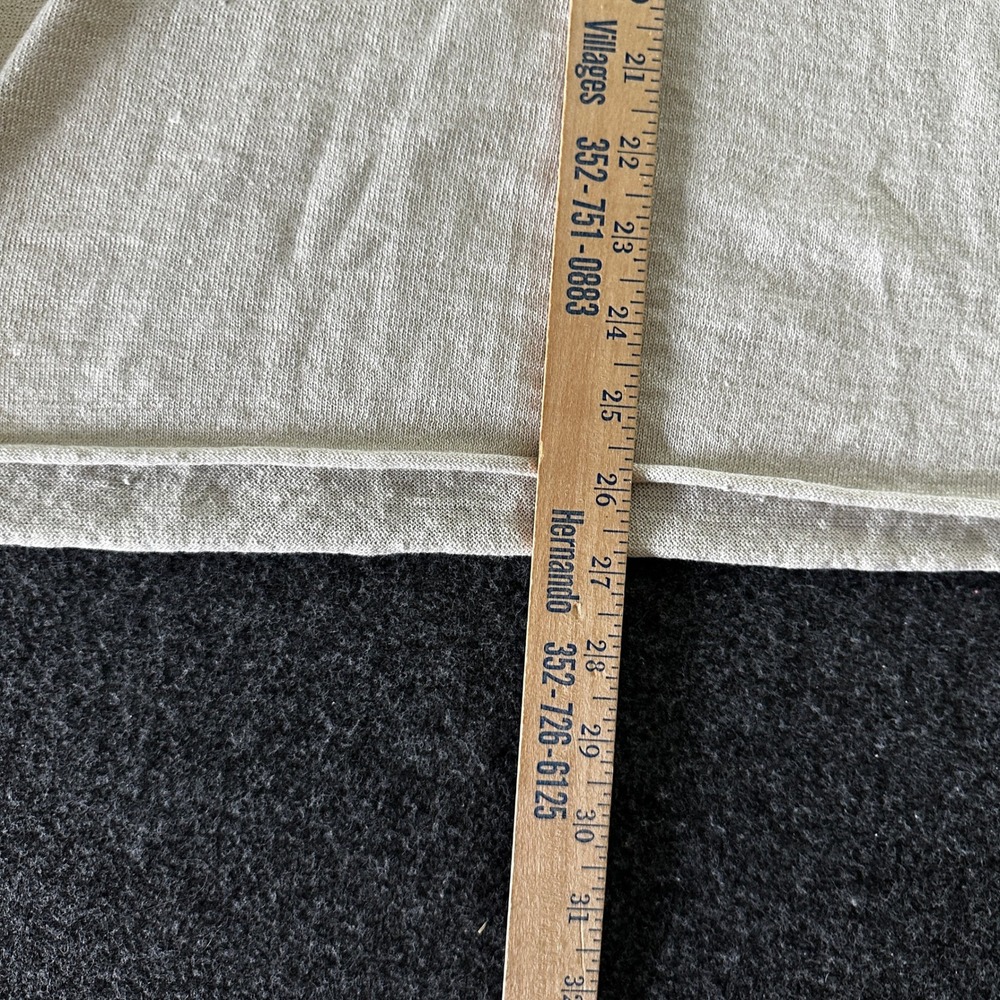 Eileen Fisher Organic Linen Cotton V-Neck Boxy Pocket Top Beige 3X - Picture 5 of 6